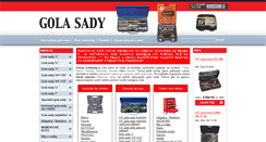 Desktop Screenshot of golasady.cz